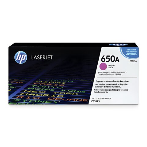 Картридж лазерный HP (CE273A) Color LaserJet Enterprise CP5525, №650A, пурпурный, оригинальный, ресурс 15000 страниц 361224