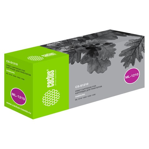 Картридж лазерный CACTUS (CS-S1210) для SAMSUNG ML-1210/1220/1250, ресурс 2500 стр. 361786
