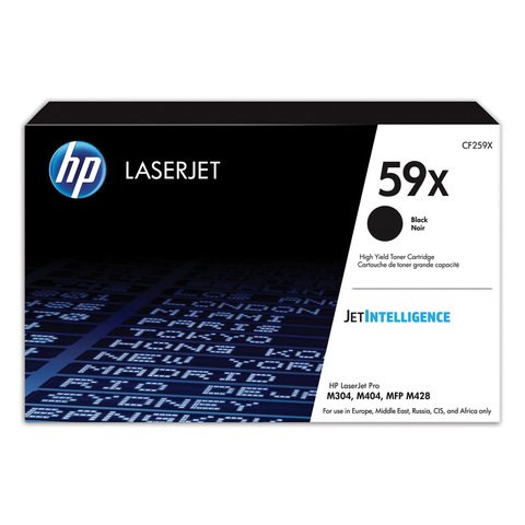 Картридж лазерный HP (CF259X) LaserJet Pro M404n/dn/dw/M428dw/fdn/fdw, №59X, оригинальный, ресурс, 10000 страниц 363294