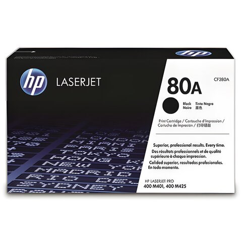 Картридж лазерный HP (CF280A) LaserJet Pro M401/M425, №80A, черный, оригинальный, ресурс 2700 страниц 361001