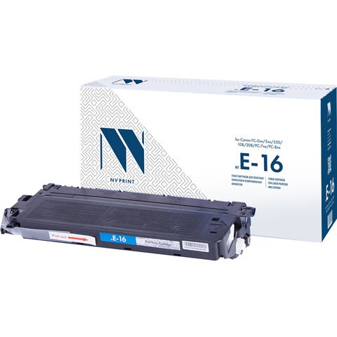 Картридж лазерный NV PRINT (NV-E16) для CANON FC-108/128/PC750/880, ресурс 2000 стр. 361198