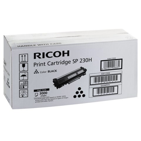 Картридж лазерный RICOH (SP 230HE) SP 230SFNw / 230DNw, оригинальный, ресурс 3000 стр., 408294 363137