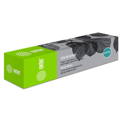 Тонер-картридж CACTUS (CS-R1270D) для RICOH Aficio 1515/1515F/1270D, ресурс 7000 стр., CS-R1270DRU 320892