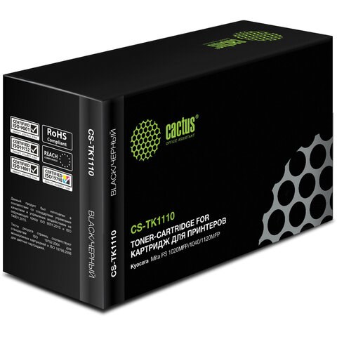 Тонер-картридж CACTUS (CS-TK1110) для KYOCERA FS-1040/1020/1120, ресурс 2500 стр. 320775