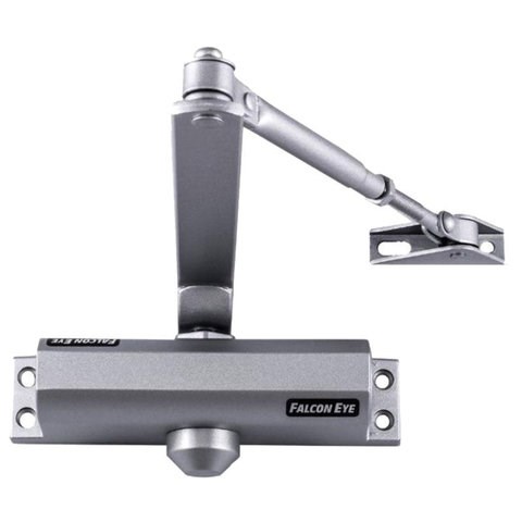Доводчик FALCON EYE FE-B5W на дверь 85-120 кг, серебристый, 00-00110301 354285