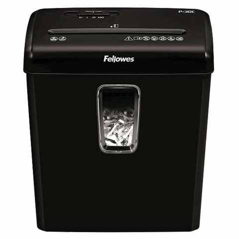 Уничтожитель (шредер) FELLOWES POWERSHRED P-30C, 4 уровень секретности, фрагменты 4х34 мм, 6 л., 15 л, FS-60081 533098