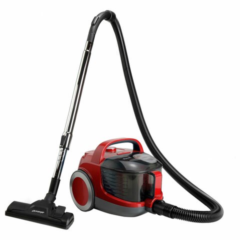 Пылесос GORENJE VC1901GACRCY с контейнером "циклон", 1900 Вт, мощность всасывания 300 Вт, красный 457634