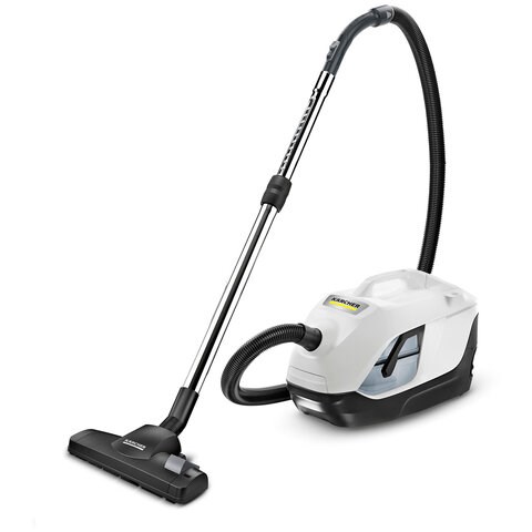 Пылесос KARCHER DS 6 Plus, с аквафильтром, 650 Вт, белый, 1.195-252.0 457236