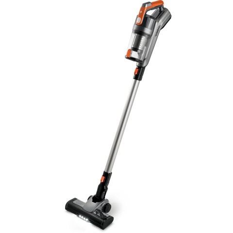 Пылесос вертикальный беспроводной BRAYER BR4267, потребляемая мощность 120 Вт, контейнер 0,5 л, серый 456615