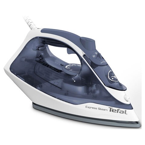Утюг TEFAL FV2837E0, 2400 Вт, керамическое покрытие, самоочистка, синий 456501