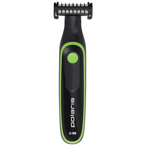 Триммер для бороды POLARIS PHC 0303RB, 3 насадки, длина 0.2-5 мм, беспроводной, черный, 45802 456726