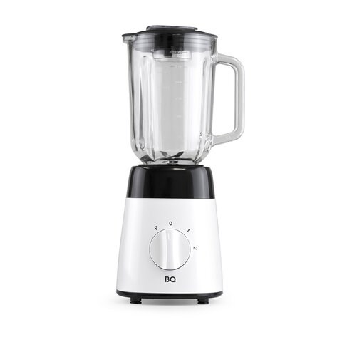 Блендер стационарный BQ (БИ-КЬЮ) SB1008, 1000 Вт, 2 скорости, чаша 1,5 л, пластик, черный/белый, 86192480 457482