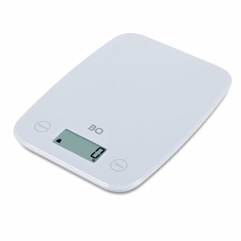 Весы кухонные BQ (БИ-КЬЮ) KS1006, электронный дисплей, максимальный вес 5 кг, тарокомпенсация, пластик, 86191523 457485