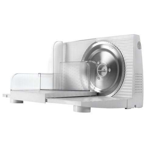 Ломтерезка GORENJE R401W, диаметр ножа 17 см, 100 Вт, диаметр ломтиков 0-17 мм, белый 457645