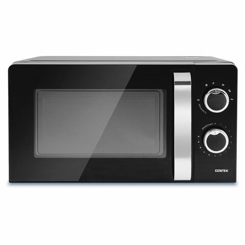 Микроволновая печь CENTEK CT-1575, объем 20 л, мощность 700 Вт, механическое управление, черная 457602