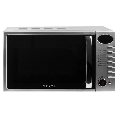 Микроволновая печь VEKTA TS720ATS, объем 20 л, мощнось 700 Вт, электронное управление, таймер, серебро, MCO00053728 454787