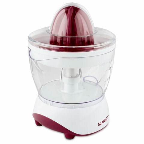 Соковыжималка для цитрусовых SCARLETT SC-JE50C06, 25 Вт, стакан 0,7 л, пластик, белый 457194
