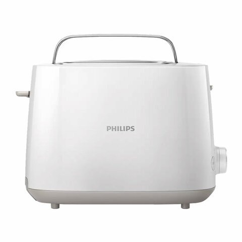 Тостер PHILIPS HD2581/00, 830 Вт, 2 тоста, 8 режимов, пластик, белый 456940