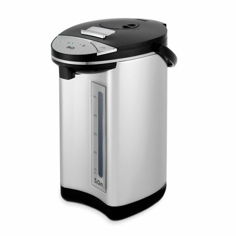 Термопот на 5 литров, 3 режима подачи воды BQ (БИ-КЬЮ) TP500, 750 Вт, 1 температурный режим, стальной, 86192137 457535