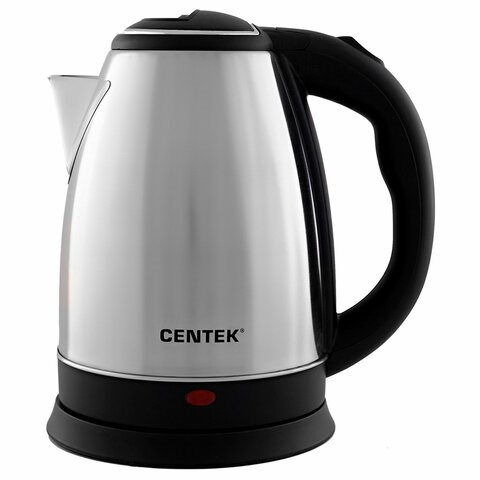 Чайник CENTEK CT-1068, 2 л, 2000 Вт, закрытый нагревательный элемент, сталь 457624