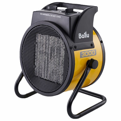 Тепловая пушка электрическая BALLU BKR-5, 3000 Вт, 220 B, терморегулятор, круглая, желтая, НС-1509429 457471