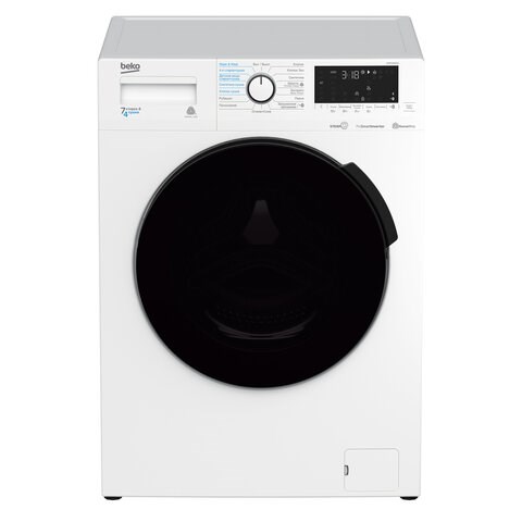 Стиральная машина BEKO WDB7425R2W, 1200 об/мин, 7 кг, фронтальная загрузка, 15 программ, белая, 7169342200 457168