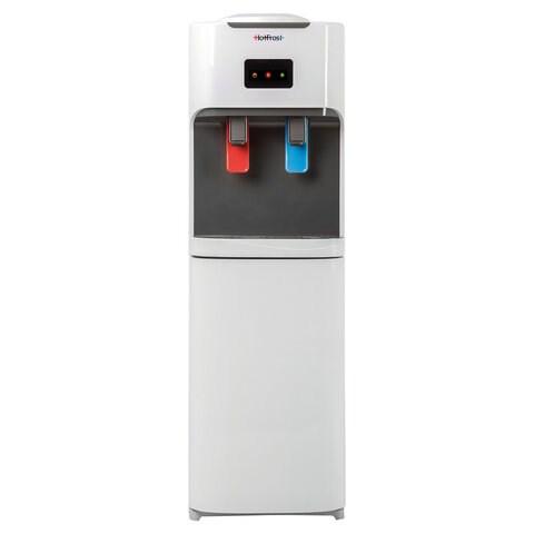 Кулер для воды HOT FROST V115B, напольный, НАГРЕВ/ОХЛАЖДЕНИЕ КОМПРЕССОРНОЕ, холодильник, 2 крана, 120111502 455559