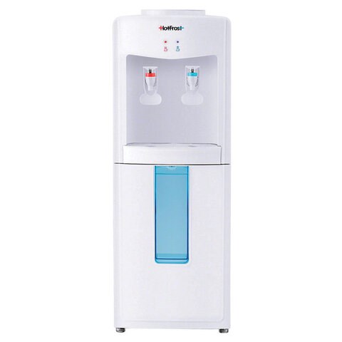 Кулер для воды HOT FROST V118E, напольный, НАГРЕВ/ОХЛАЖДЕНИЕ ЭЛЕКТРОННОЕ, 2 крана, белый, 120211802 455535
