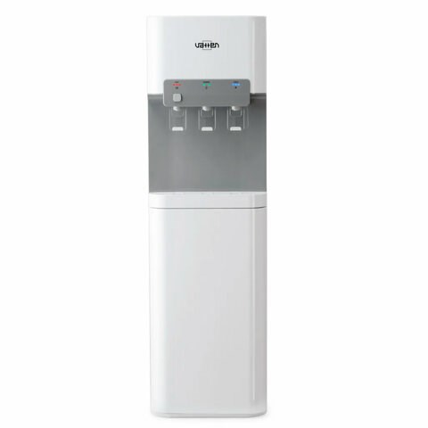 Кулер для воды VATTEN L07WK, напольный, НАГРЕВ/ОХЛАЖДЕНИЕ КОМПРЕССОРНОЕ, бутыль снизу, 3 крана, белый, УТ-00001652 458046