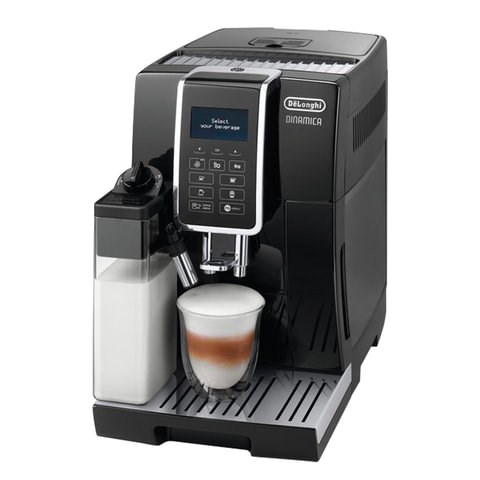 Кофемашина DELONGHI Dinamica ECAM 350.55.B, 1450 Вт, объем 1,8 л, автокапучинатор, черная, ECAM350.55.B 453267