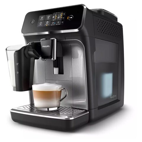 Кофемашина PHILIPS EP2236/40, 1500 Вт, объем 1,8 л, автокапучинатор, черная 456952