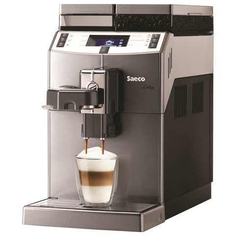 Кофемашина SAECO LIRIKA One Touch Cappuccino, 1850 Вт, объем 2,5 л, емкость для зерен 500 г, автокапучинатор, серебристая, 10004768 454186