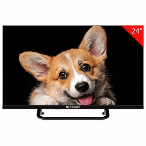 Телевизор TOPDEVICE TDTV24CS03H_BK, 24'' (60 см), 1366x768, HD, 16:9, SmartTV, Wi-Fi, Bluetooth, черный 458148