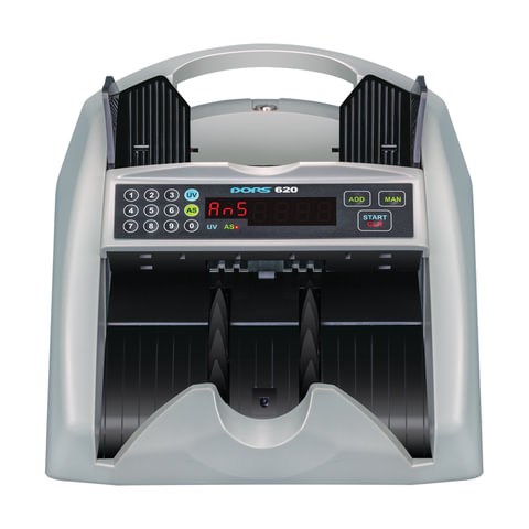 Счетчик банкнот DORS 620, 1200 банкнот/мин., антистокс, фасовка, FRZ-025281 290929