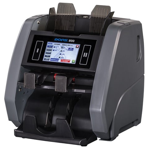 Счетчик-сортировщик банкнот DORS 800 RUB, 1500 банкнот/мин, ИК-, УФ-, магнитная детекция, FRZ-044676 290552