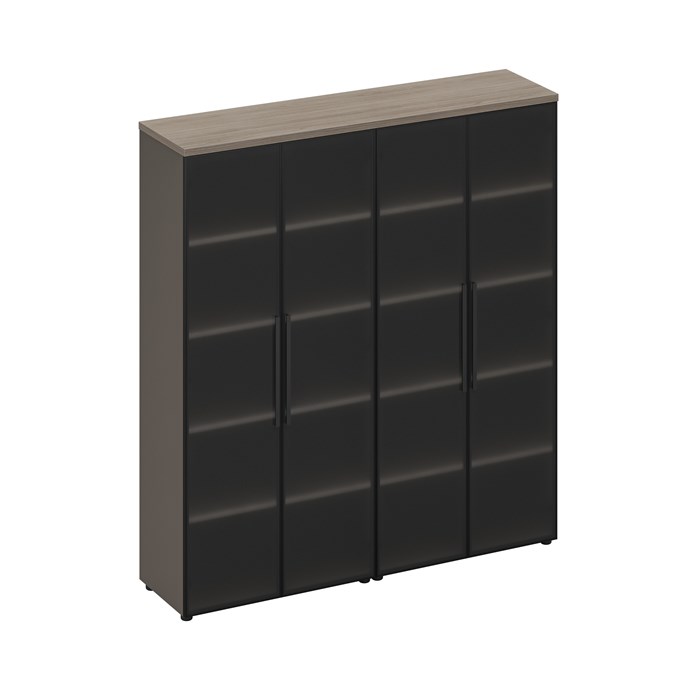 Шкаф для документов со стеклянными дверями 210220