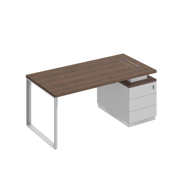 Стол руководителя на опорной тумбе (левый/правый) 206280