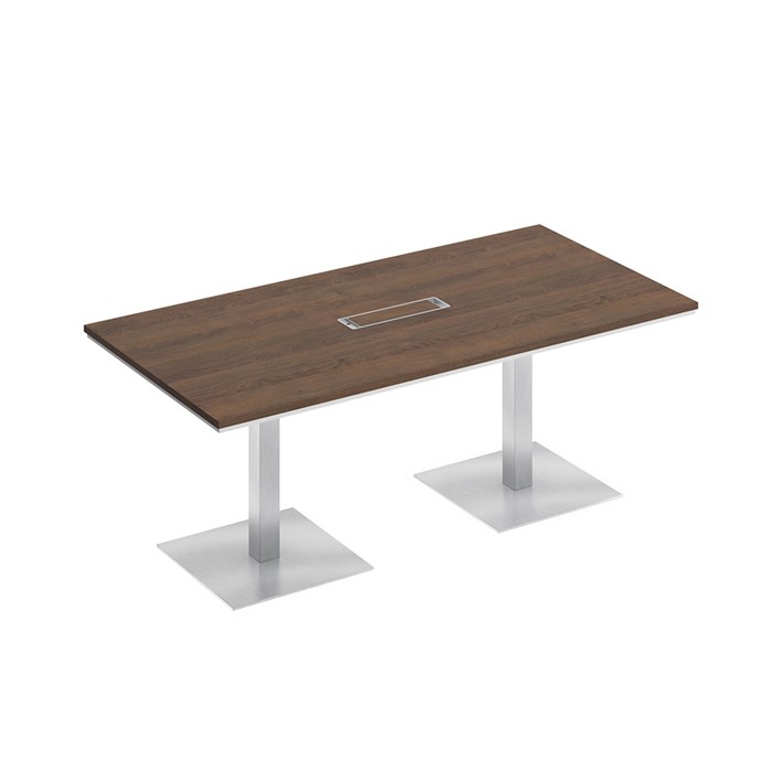 Стол для переговоров на квадратных опорах-колоннах 205438