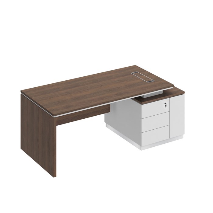 Стол руководителя на опорной тумбе ДСП опора 205643