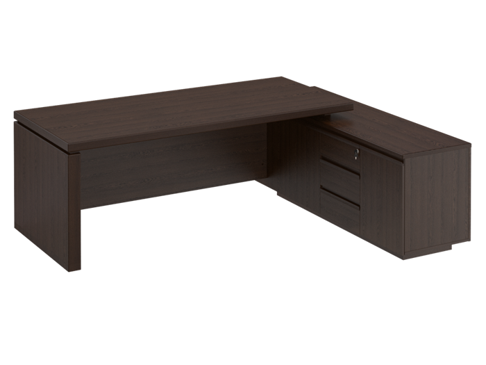 Стол руководителя на опорной тумбе 203334