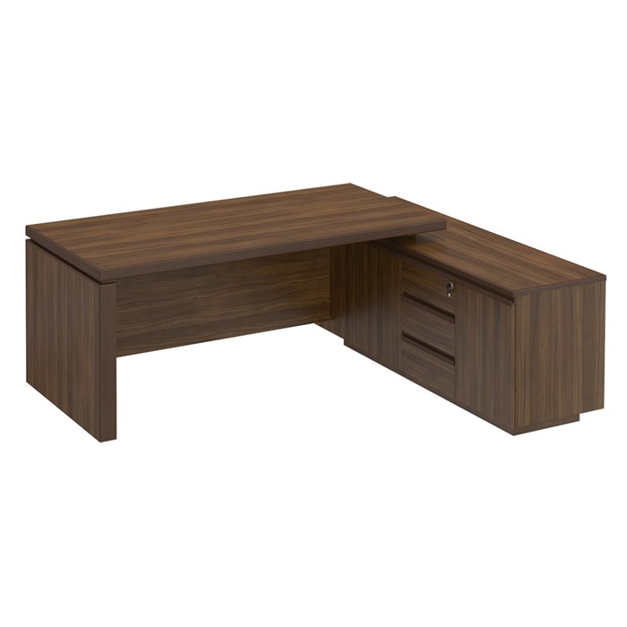 Стол руководителя на опорной тумбе 210304