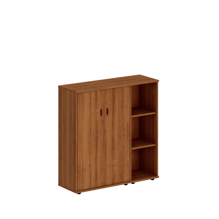 Шкаф комбинированный средний (закрытый + стеллаж узкий) 1239