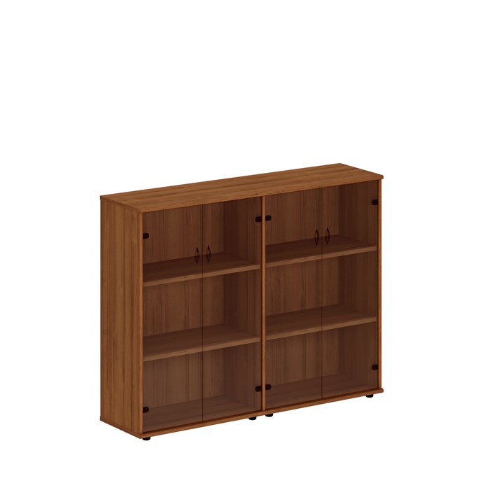 Шкаф комбинированный средний (стекло + стекло) 1245