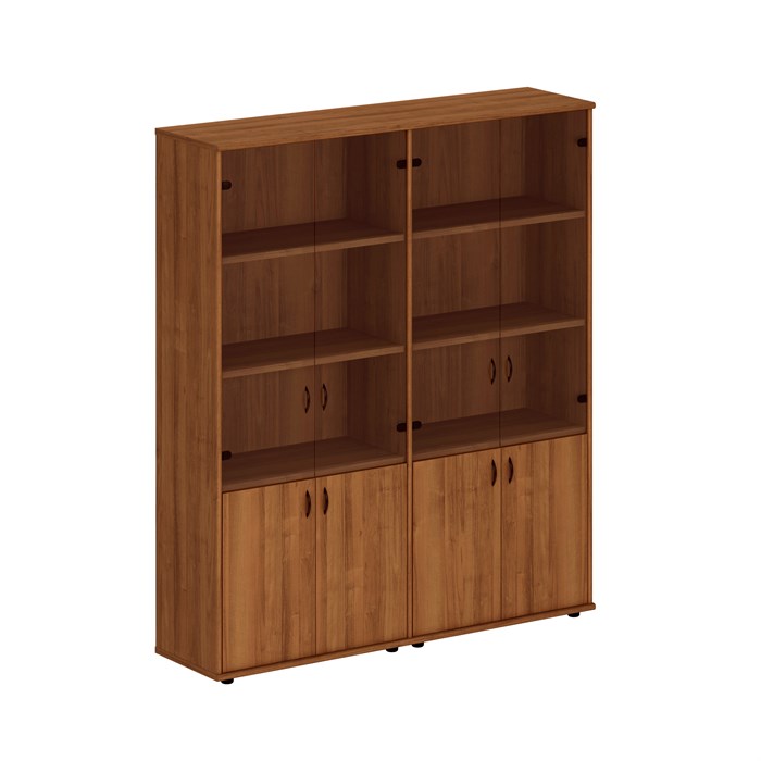 Шкаф комбинированный высокий (стекло + стекло) 1381