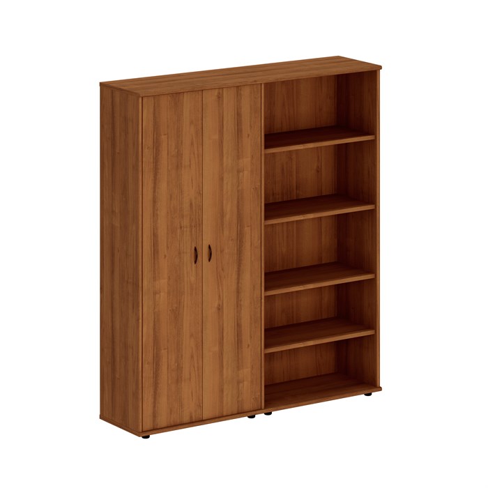 Шкаф комбинированный высокий (закрытый + стеллаж) 1259