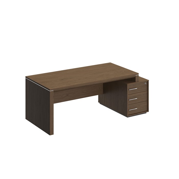 Стол правый с опорной тумбой малой 205570