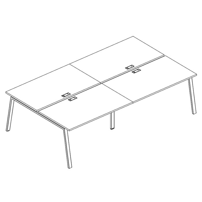 Рабочая станция на металлокаркасе TRE (4х140) 204393