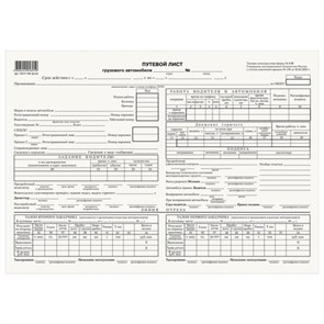 {{photo.Alt || photo.Description || 'Бланк бухгалтерский типографский &quot;Путевой лист грузового автомобиля с талоном&quot;, А4 (198х275 мм), СПАЙКА 100 шт., 130137'}}