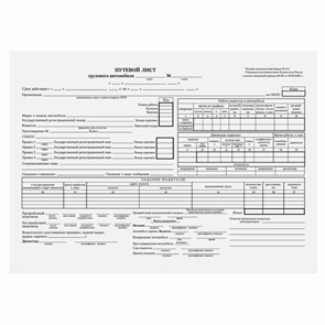 {{photo.Alt || photo.Description || 'Бланк бухгалтерский, офсет, &quot;Путевой лист грузового автомобиля без талона&quot;, А4 (198х275 мм), СПАЙКА 100 шт., STAFF, 130132'}}