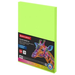 {{photo.Alt || photo.Description || 'Бумага цветная BRAUBERG, А4, 75 г/м2, 100 л., НЕОН, зеленая, для офисной техники, 116671'}}